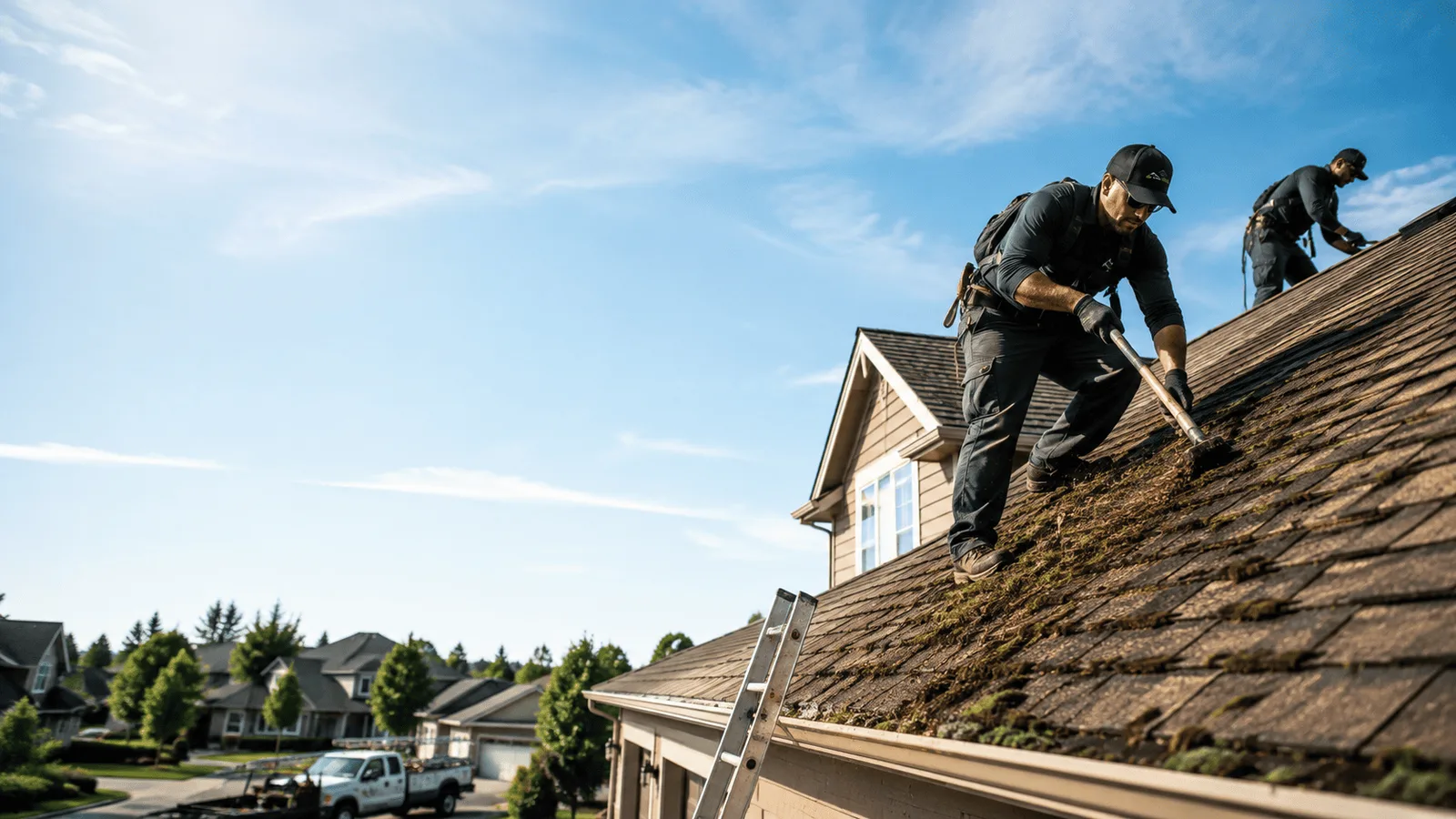 Roof Moss Removal in Rule, TX near me
